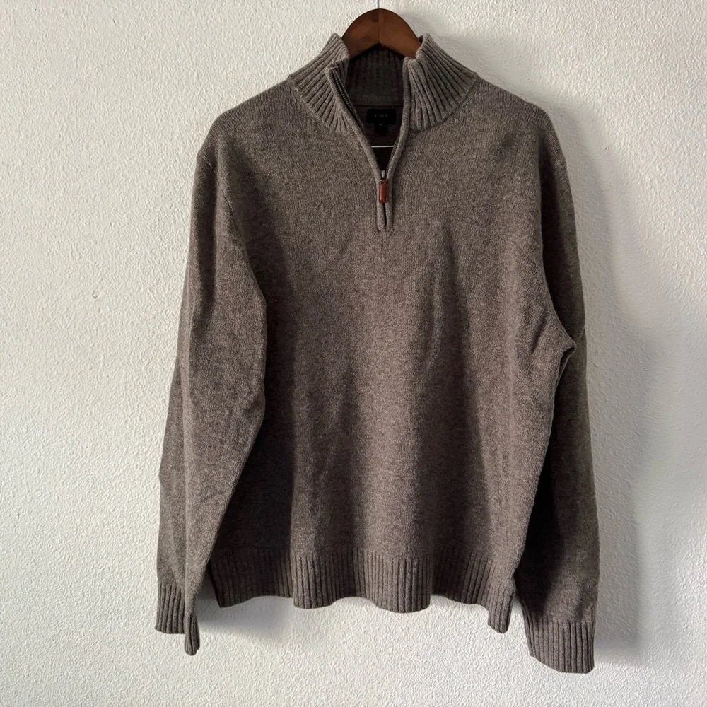 J Crew Mens Wool Preppy Sweater Old Money Minimalist XL Classic Unisex